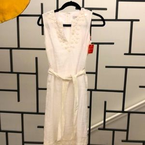 Issac Mizrahi linen dress